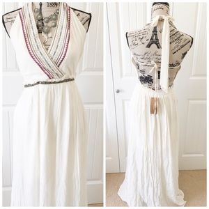Cream Boho Maxi Dress